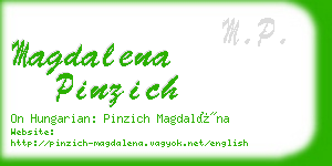 magdalena pinzich business card